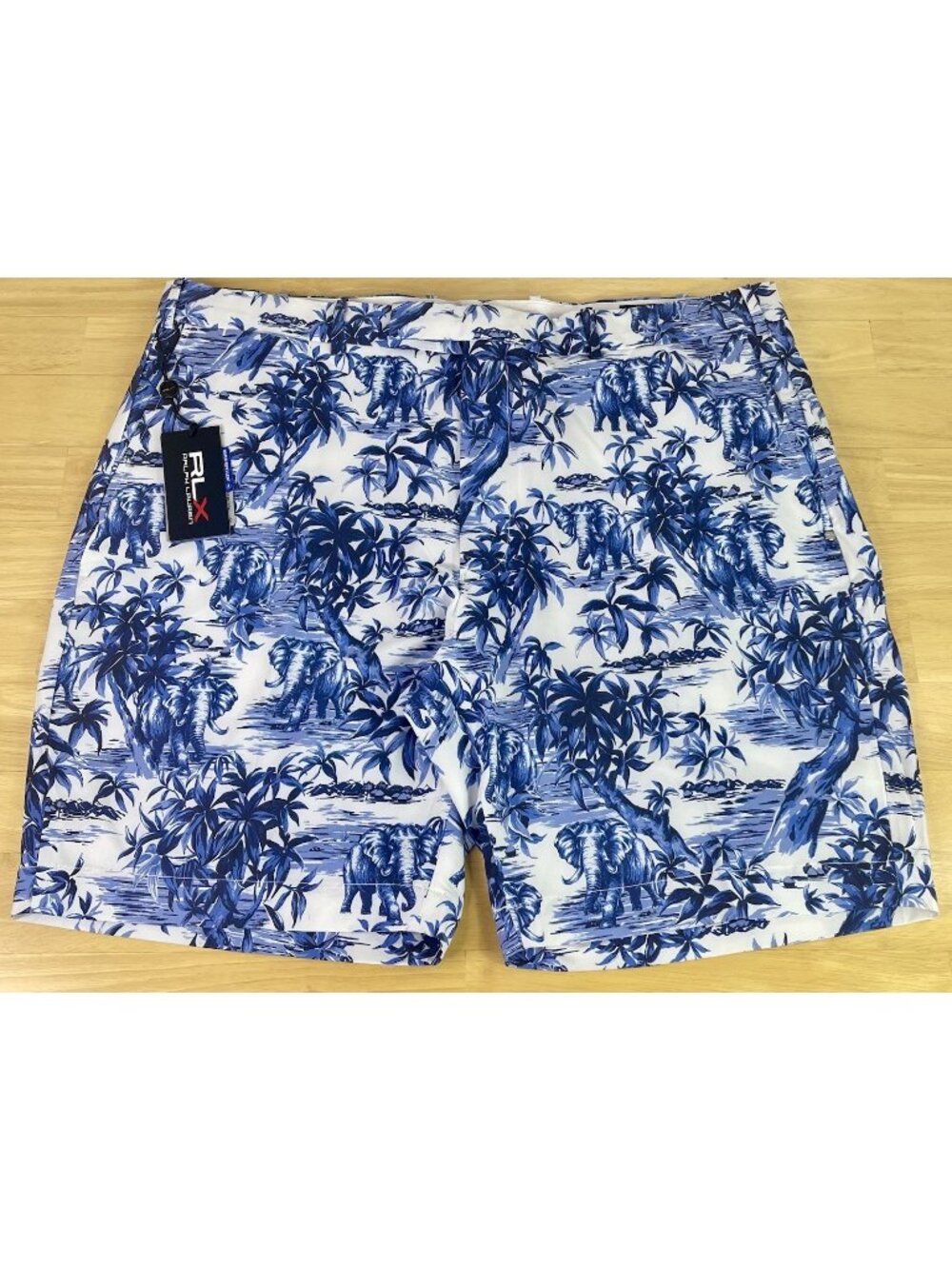 RLX Ralph Lauren Performance Tailored Fit Elephant Safari Golf Shorts - Men’s 40
